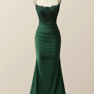 Mermaid Dark Green Mermaid Dress